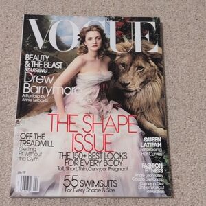 April 2005 Vogue cover with Drew Barrymore